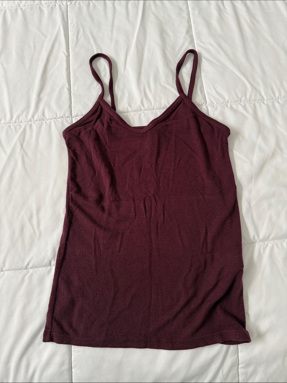 Zara Maroon Spaghetti Strap Camisole